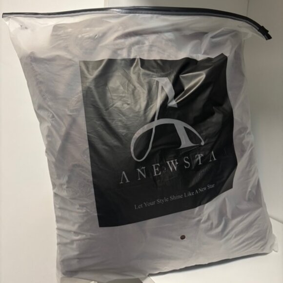 ONLY 1 LEFT! NWOT - Embroidered Dark Brown Leather Dress - Picture 10 of 10